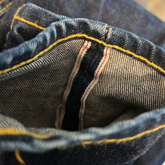 Soso Dark Wash Selvedge Skinny Jeans Size 29 - Picture 10 of 10